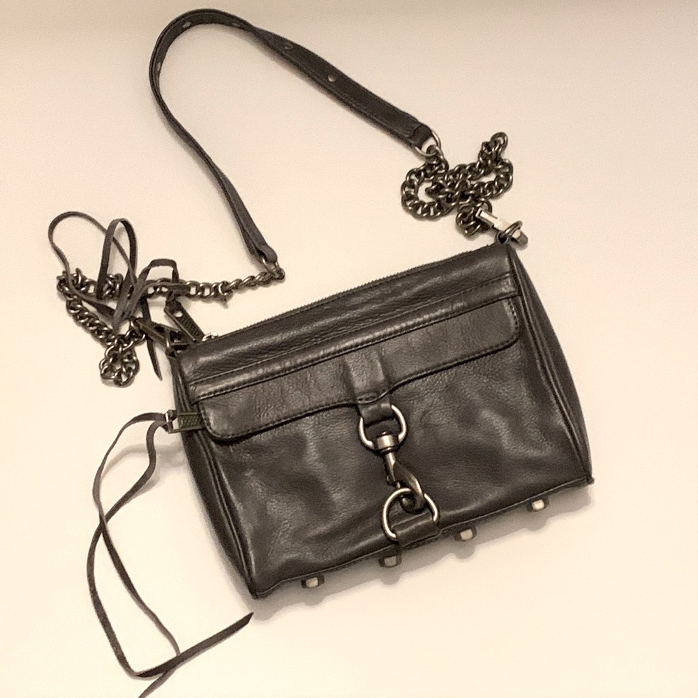 Grey Rebecca Minkoff Mini MAC crossbody